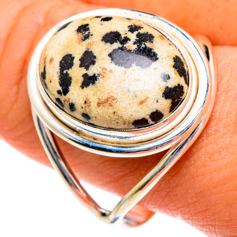 Dalmatian Jasper Rings handcrafted by Ana Silver Co - RING83737