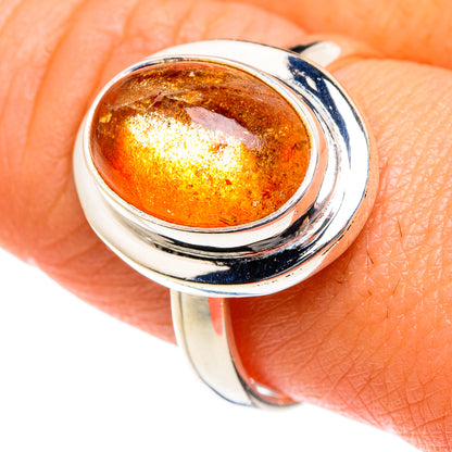Sunstone Rings handcrafted by Ana Silver Co - RING83741
