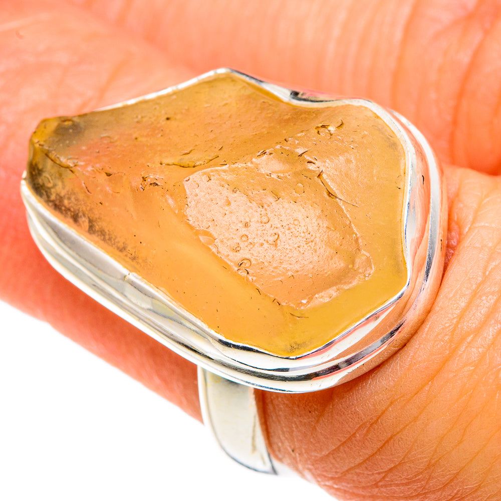 Libyan Glass Rings handcrafted by Ana Silver Co - RING83742