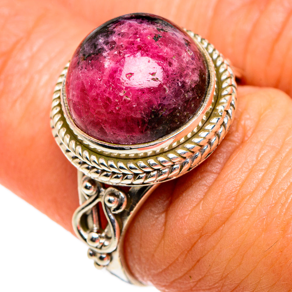 Rhodonite Rings handcrafted by Ana Silver Co - RING83747