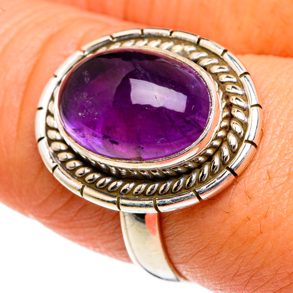 Amethyst Rings handcrafted by Ana Silver Co - RING83750
