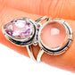 Rose Quartz Rings handcrafted by Ana Silver Co - RING83761