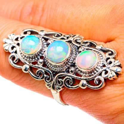 Ethiopian Opal Rings handcrafted by Ana Silver Co - RING83764