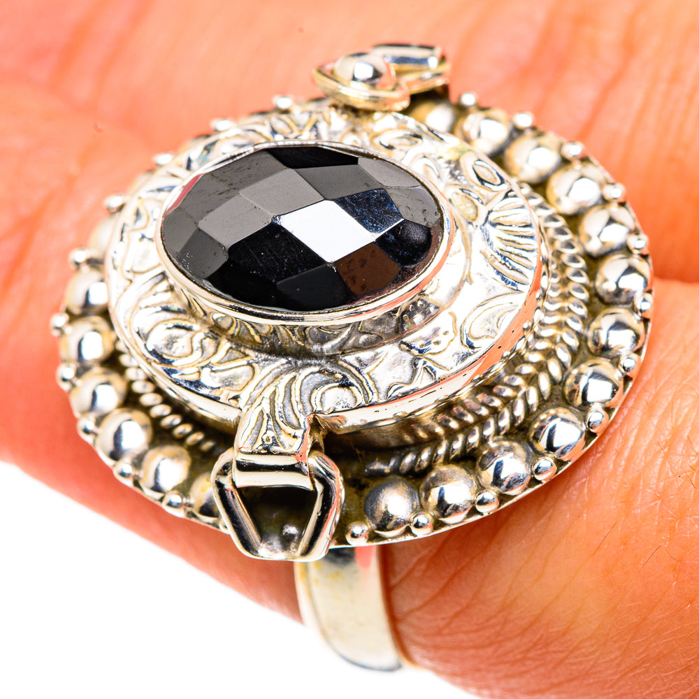 Hematite Rings handcrafted by Ana Silver Co - RING83765