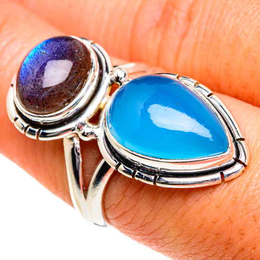 Chalcedony Rings handcrafted by Ana Silver Co - RING83769