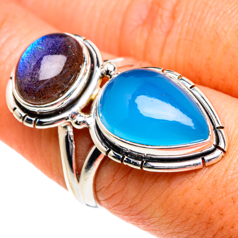 Chalcedony Rings handcrafted by Ana Silver Co - RING83769
