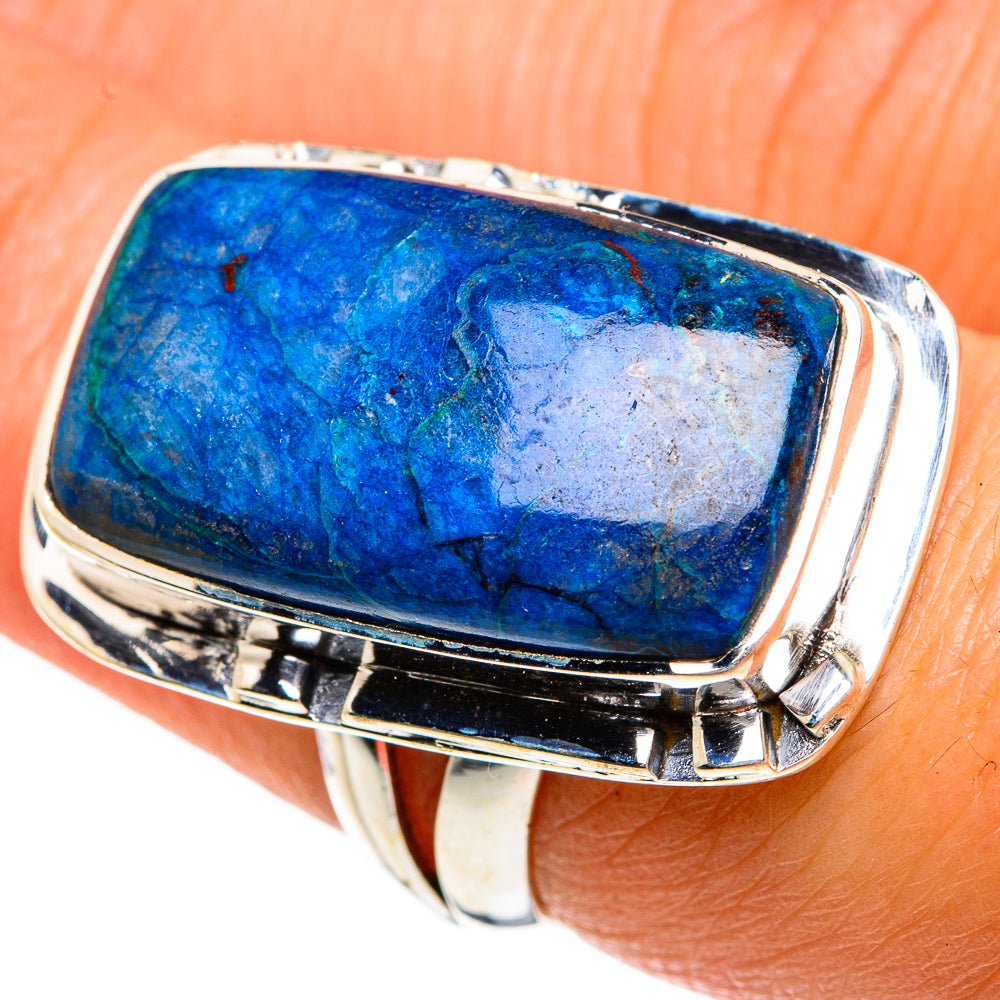 Chrysocolla Rings handcrafted by Ana Silver Co - RING83773