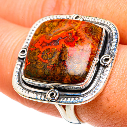 Moroccan Agate Rings handcrafted by Ana Silver Co - RING83780