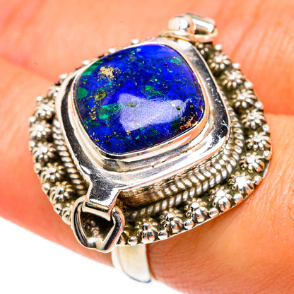 Azurite Rings handcrafted by Ana Silver Co - RING83794