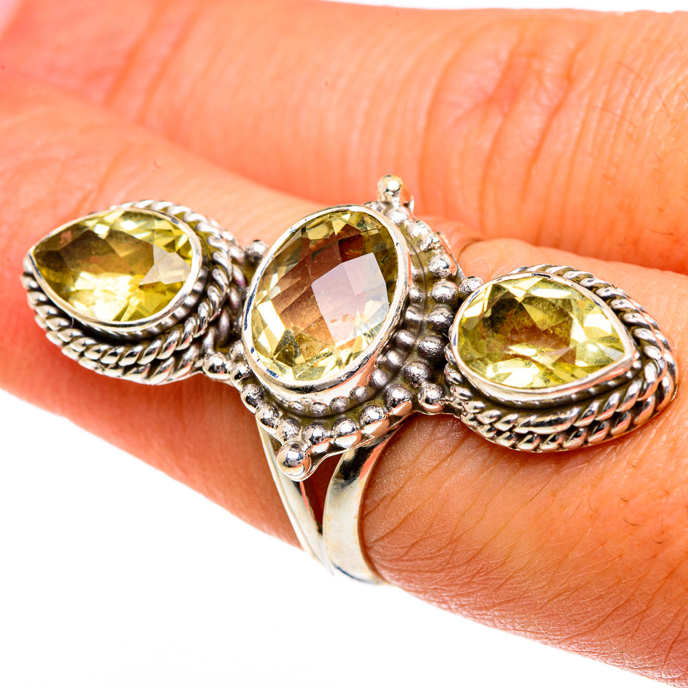 Citrine Rings handcrafted by Ana Silver Co - RING83798