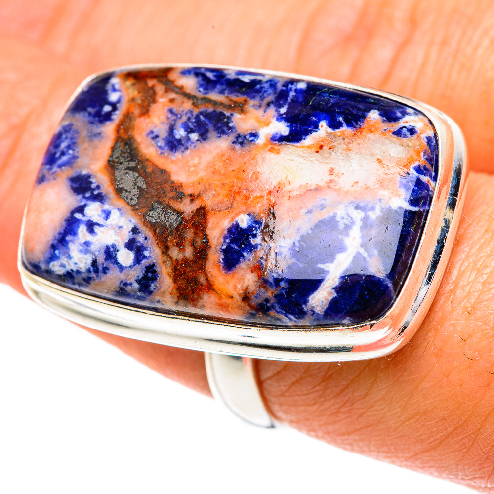 Sodalite Rings handcrafted by Ana Silver Co - RING83801