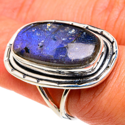 Labradorite Rings handcrafted by Ana Silver Co - RING83803