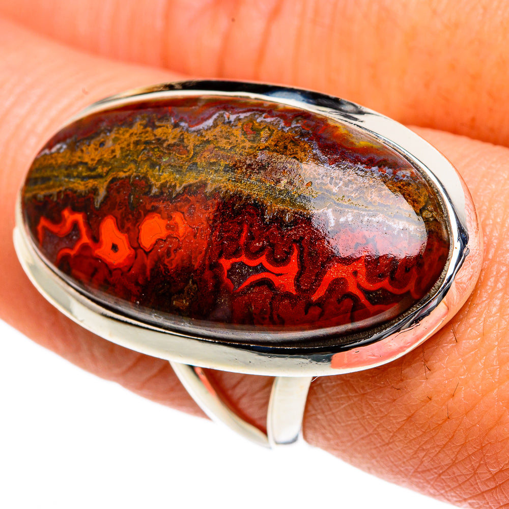 Moroccan Agate Rings handcrafted by Ana Silver Co - RING83812