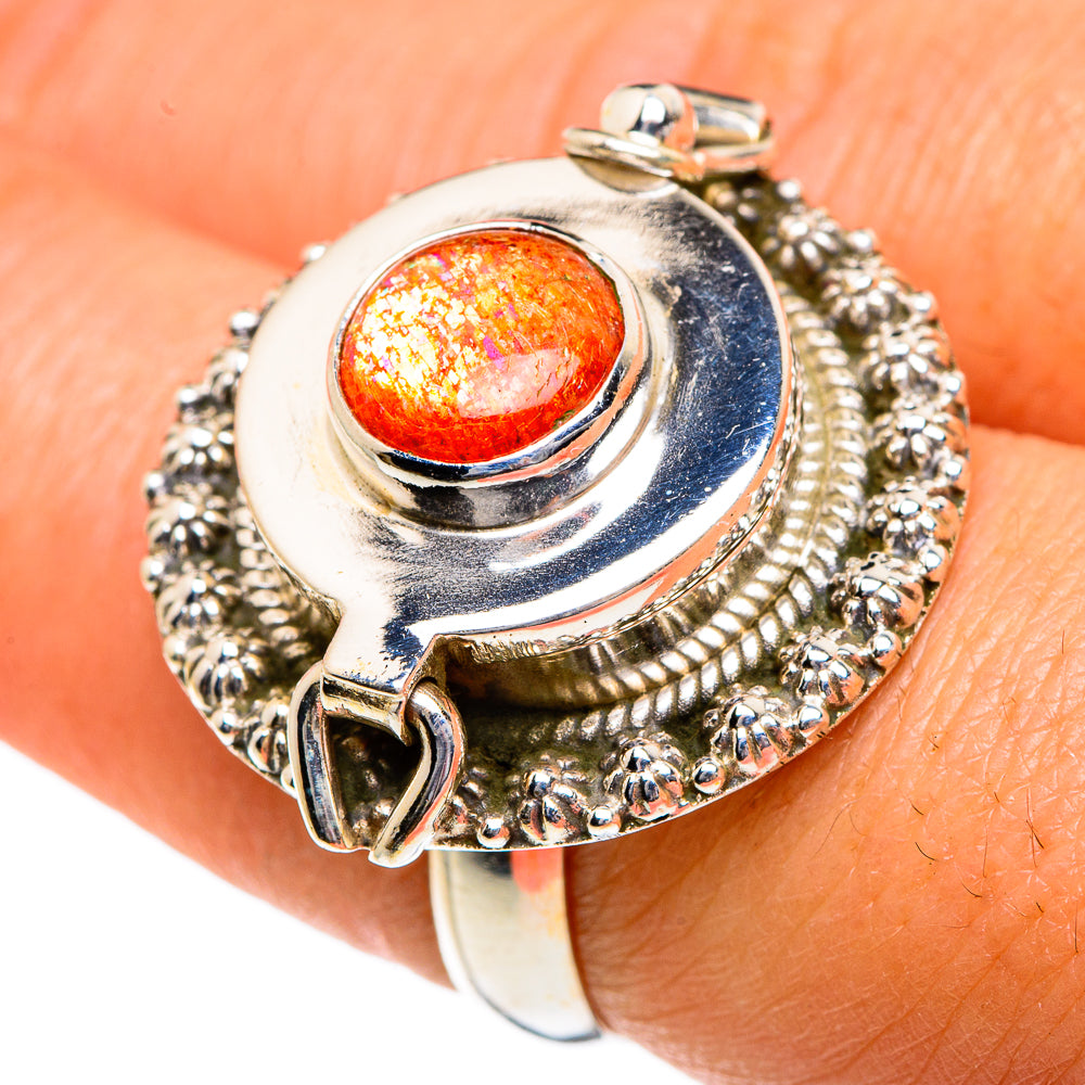 Sunstone Rings handcrafted by Ana Silver Co - RING83815
