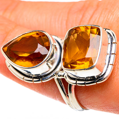 Mandarin Citrine Rings handcrafted by Ana Silver Co - RING83817