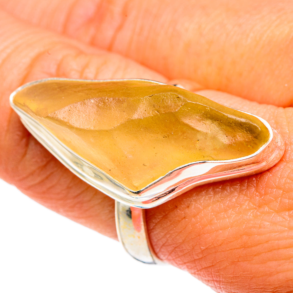 Libyan Glass Rings handcrafted by Ana Silver Co - RING83818