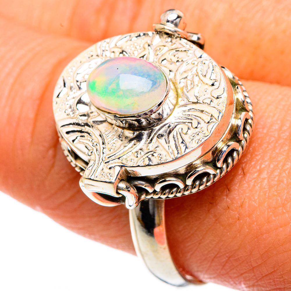 Ethiopian Opal Rings handcrafted by Ana Silver Co - RING83828
