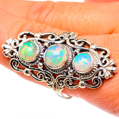 Ethiopian Opal Rings handcrafted by Ana Silver Co - RING83829