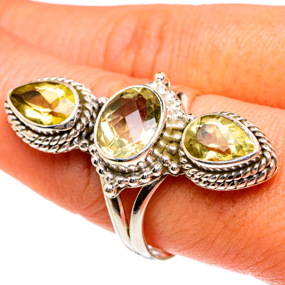 Citrine Rings handcrafted by Ana Silver Co - RING83830