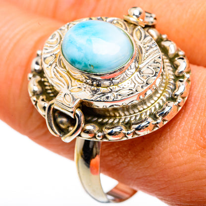 Larimar Rings handcrafted by Ana Silver Co - RING83835