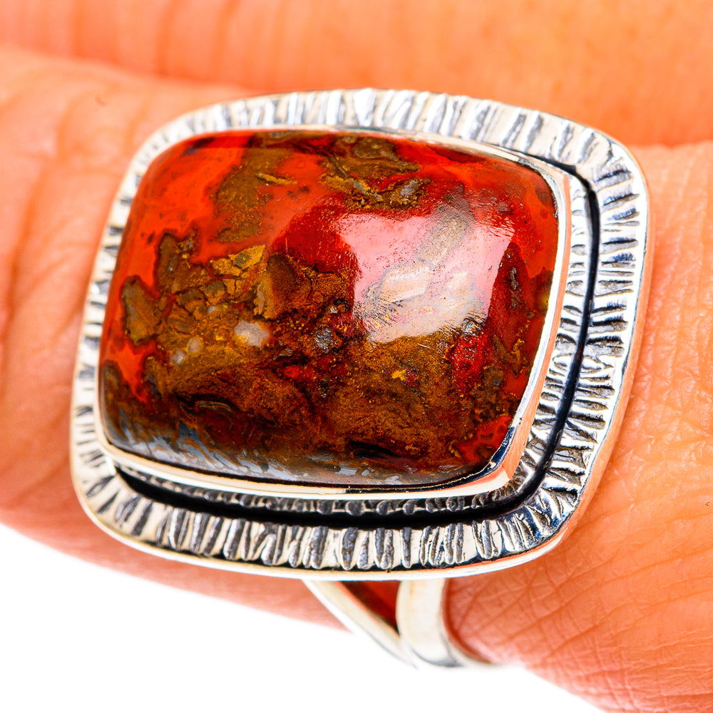 Moroccan Agate Rings handcrafted by Ana Silver Co - RING83847