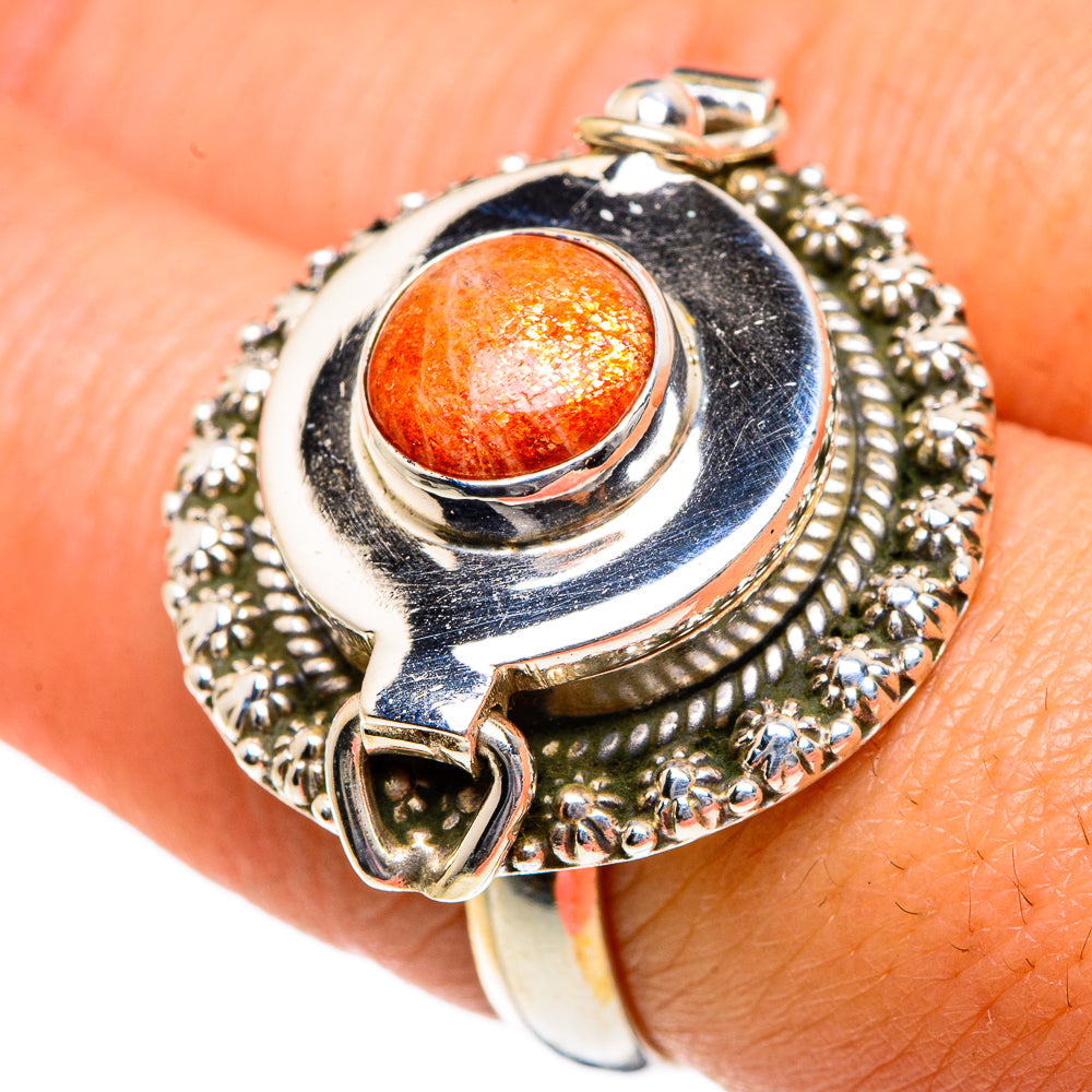 Sunstone Rings handcrafted by Ana Silver Co - RING83848