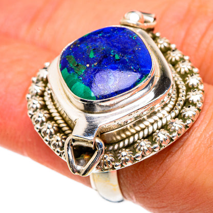 Azurite Rings handcrafted by Ana Silver Co - RING83855
