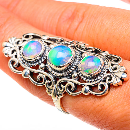 Ethiopian Opal Rings handcrafted by Ana Silver Co - RING83856