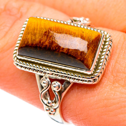 Tiger Eye Rings handcrafted by Ana Silver Co - RING83869