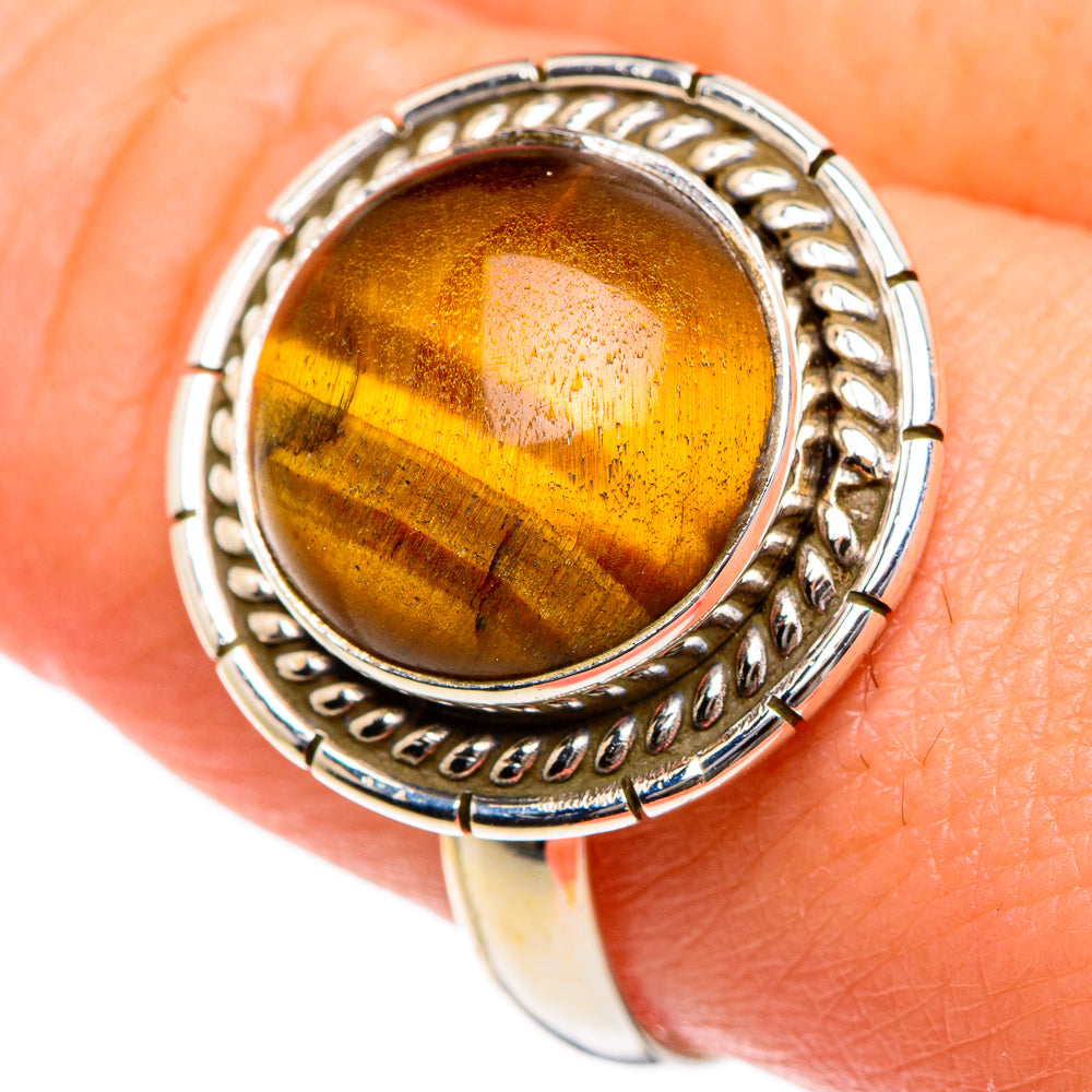 Tiger Eye Rings handcrafted by Ana Silver Co - RING83871