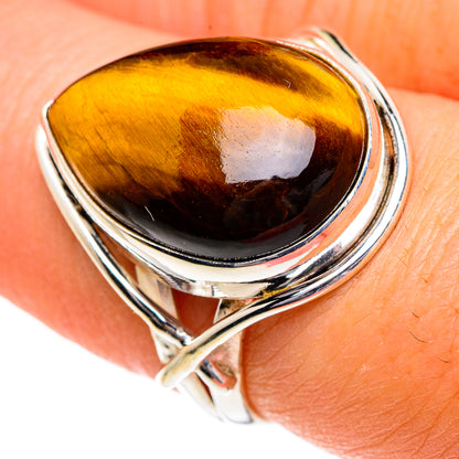Tiger Eye Rings handcrafted by Ana Silver Co - RING83872