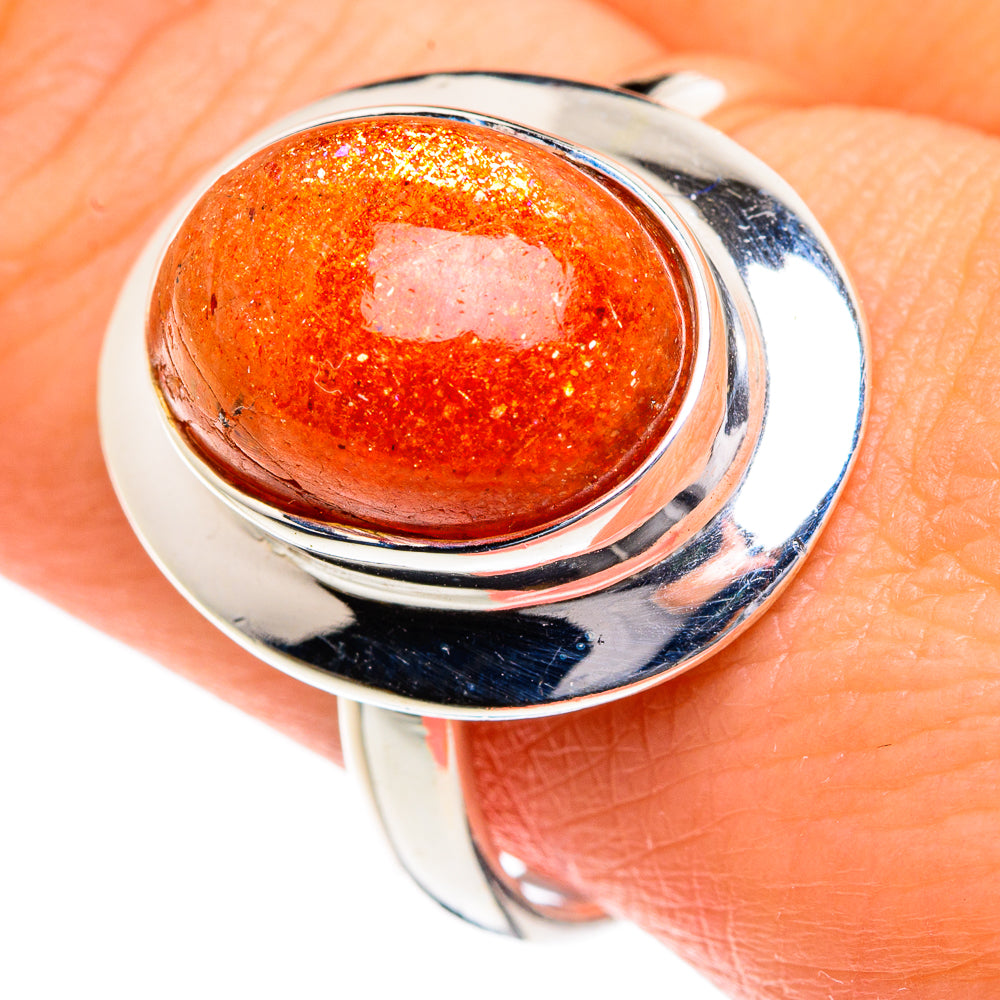 Sunstone Rings handcrafted by Ana Silver Co - RING83875