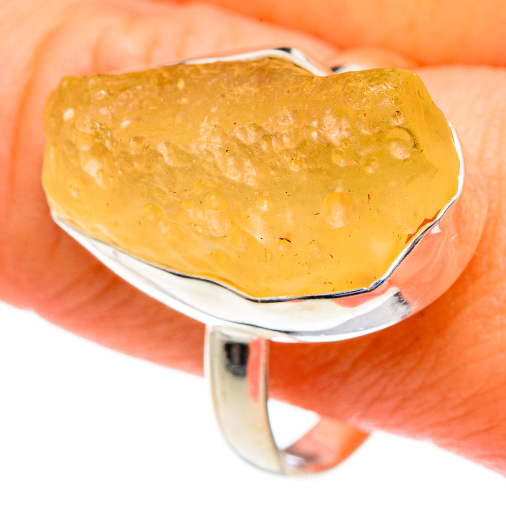 Libyan Glass Rings handcrafted by Ana Silver Co - RING83876