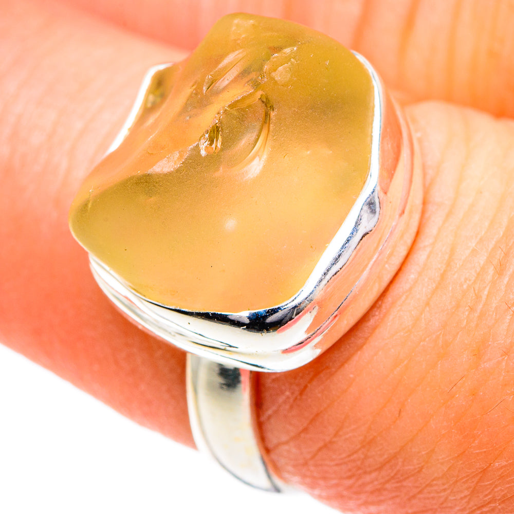Libyan Glass Rings handcrafted by Ana Silver Co - RING83877
