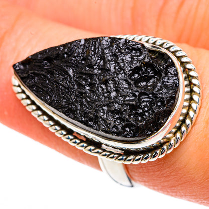 Tektite Rings handcrafted by Ana Silver Co - RING83886