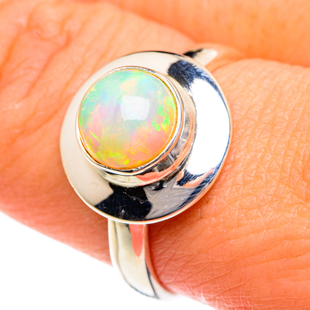 Ethiopian Opal Rings handcrafted by Ana Silver Co - RING83891