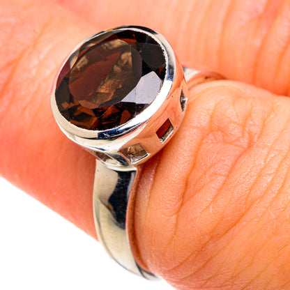 Smoky Quartz Rings handcrafted by Ana Silver Co - RING83908