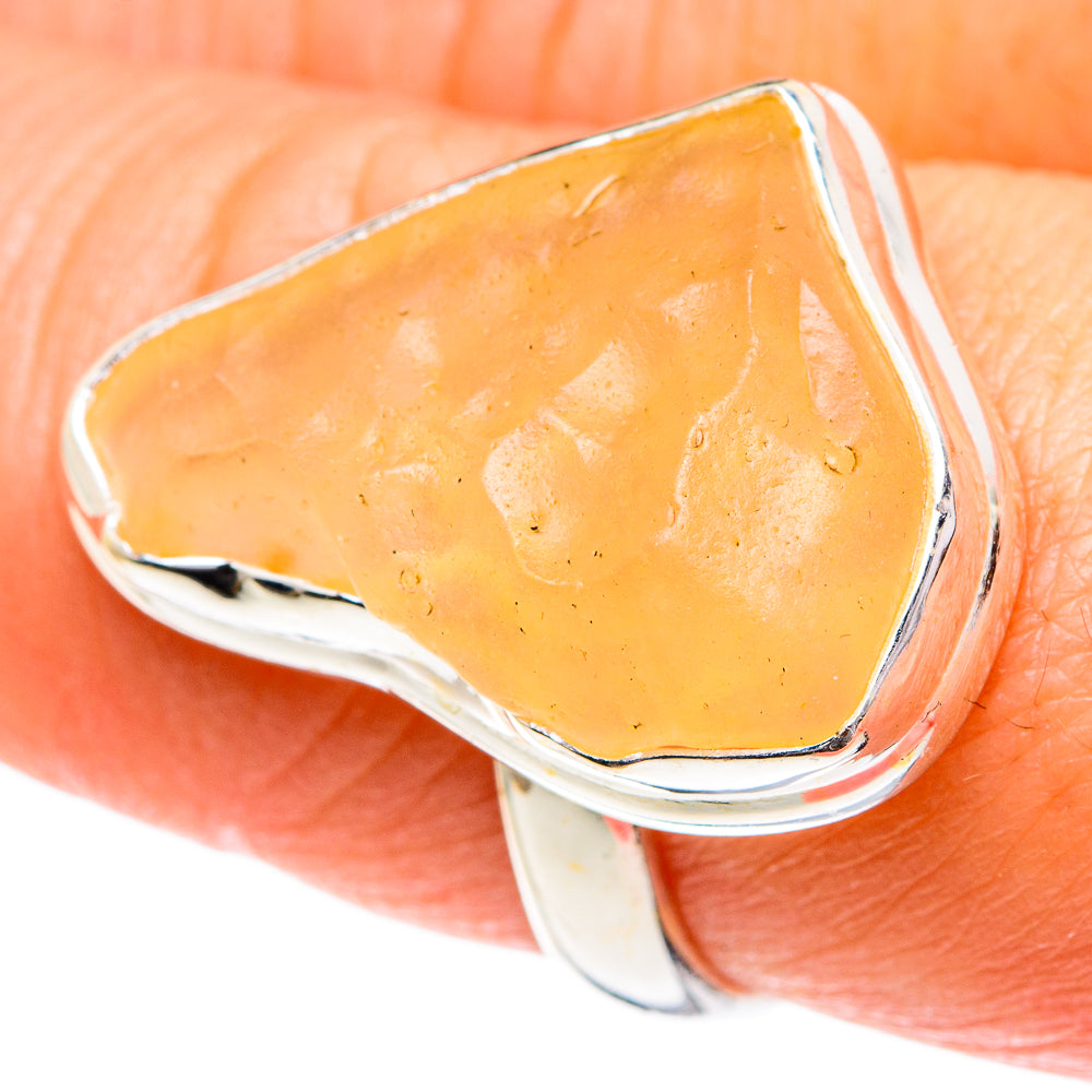 Libyan Glass Rings handcrafted by Ana Silver Co - RING83910
