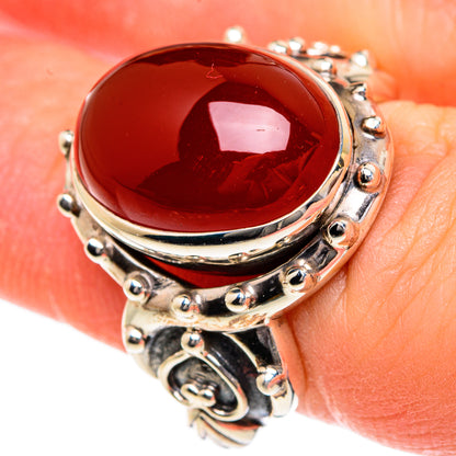 Carnelian Rings handcrafted by Ana Silver Co - RING83911