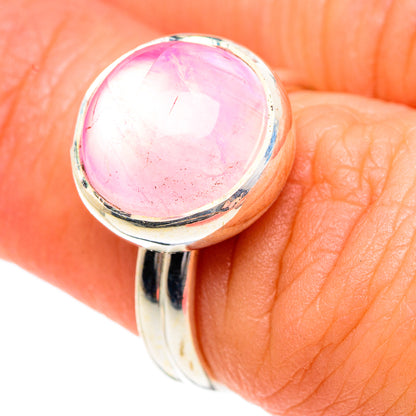 Pink Moonstone Rings handcrafted by Ana Silver Co - RING83918