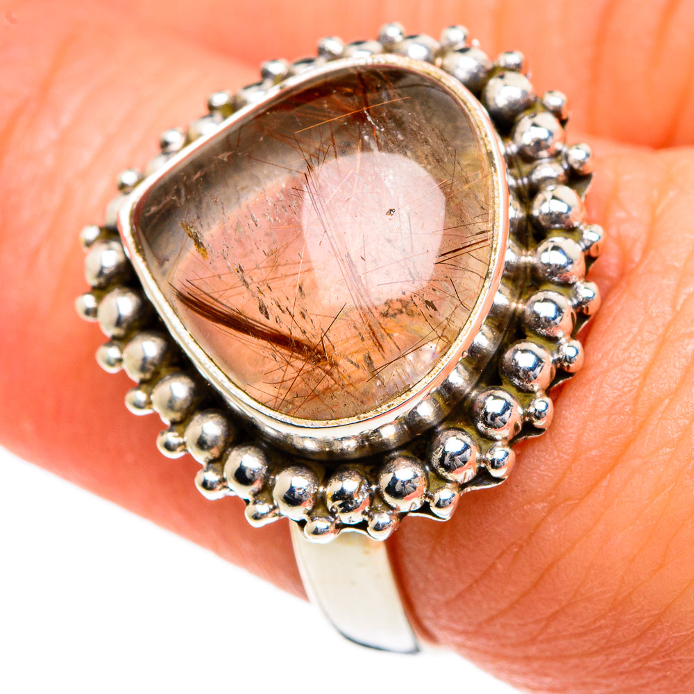 Rutilated Quartz Rings handcrafted by Ana Silver Co - RING83921