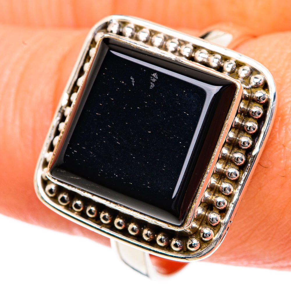 Black Onyx Rings handcrafted by Ana Silver Co - RING83922