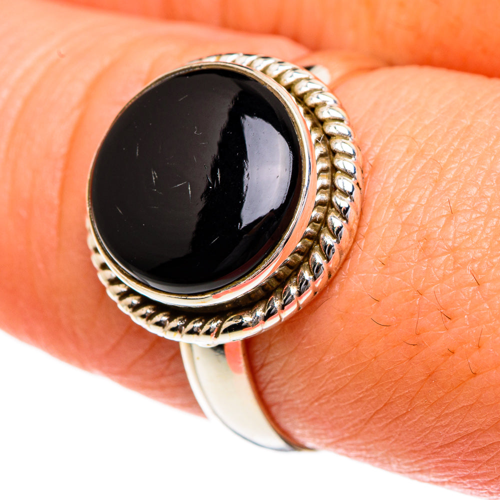 Black Onyx Rings handcrafted by Ana Silver Co - RING83923