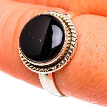 Black Onyx Rings handcrafted by Ana Silver Co - RING83923