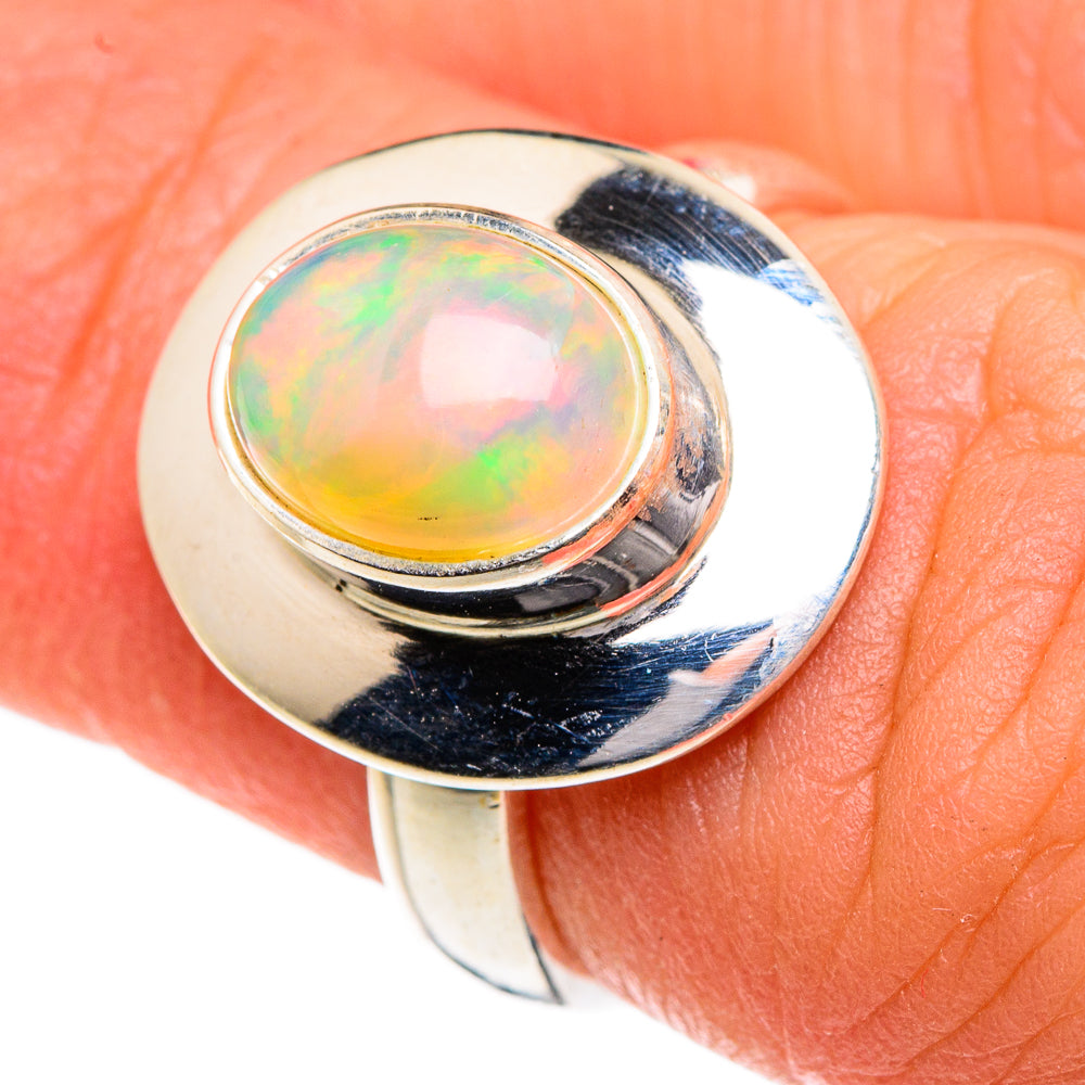 Ethiopian Opal Rings handcrafted by Ana Silver Co - RING83929