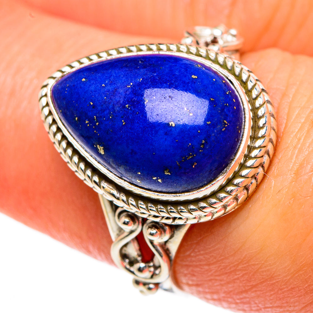 Lapis Lazuli Rings handcrafted by Ana Silver Co - RING83934