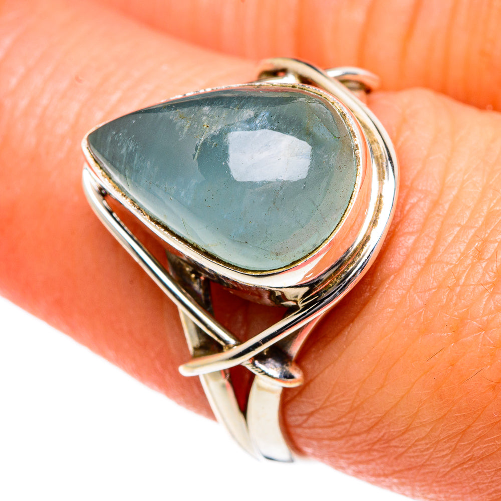 Aquamarine Rings handcrafted by Ana Silver Co - RING83938