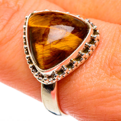 Tiger Eye Rings handcrafted by Ana Silver Co - RING83944
