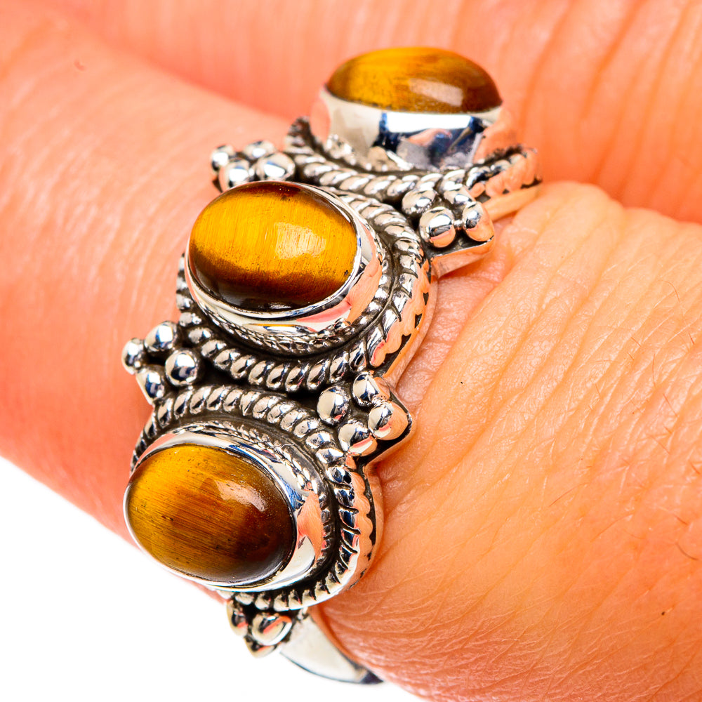 Tiger Eye Rings handcrafted by Ana Silver Co - RING83946