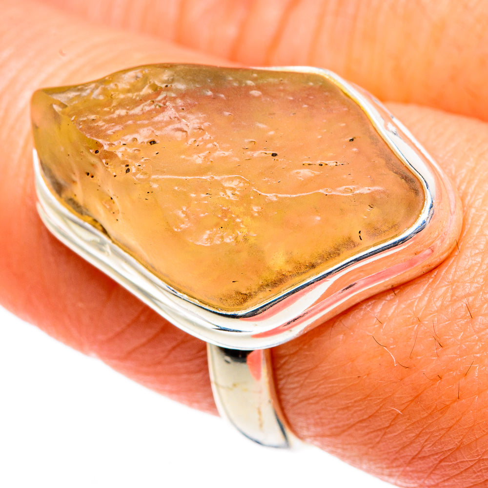 Libyan Glass Rings handcrafted by Ana Silver Co - RING83950